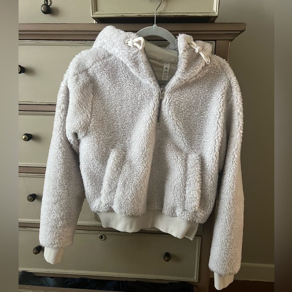 Lululemon Sherpa quarter zip hoodie